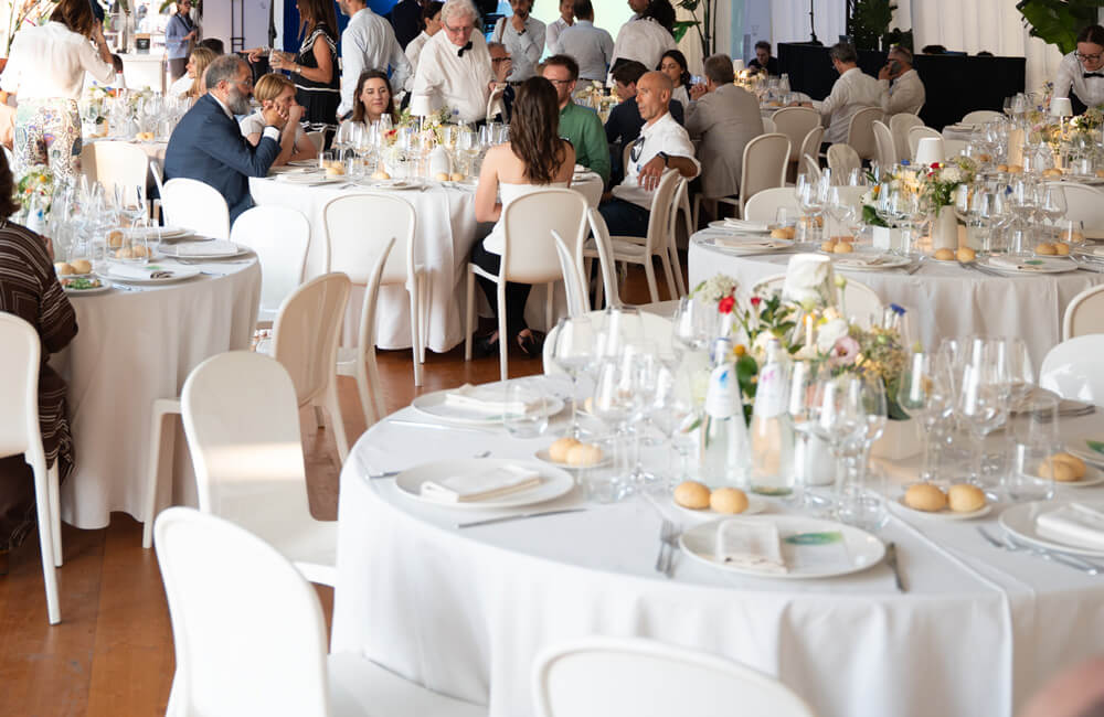 Allestimento cena di gala e hospitality